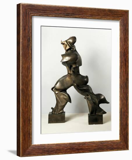 Unique Forms of Continuity in Space-Umberto Boccioni-Framed Giclee Print