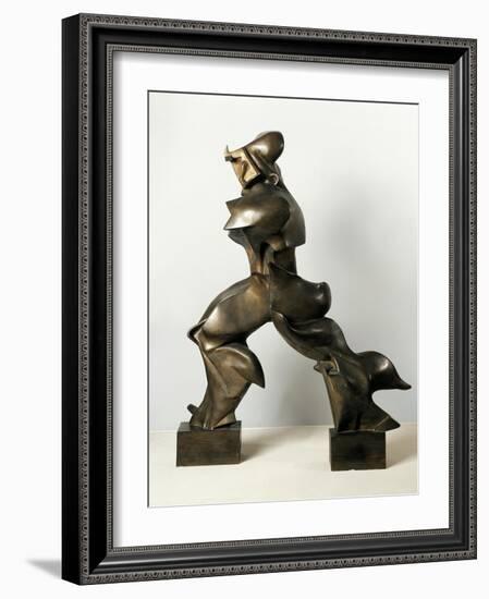 Unique Forms of Continuity in Space-Umberto Boccioni-Framed Giclee Print