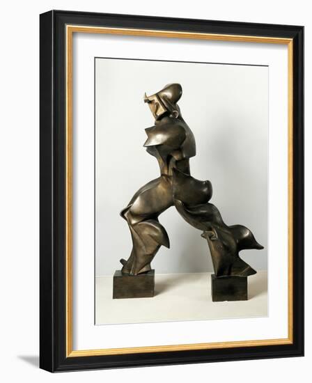 Unique Forms of Continuity in Space-Umberto Boccioni-Framed Giclee Print