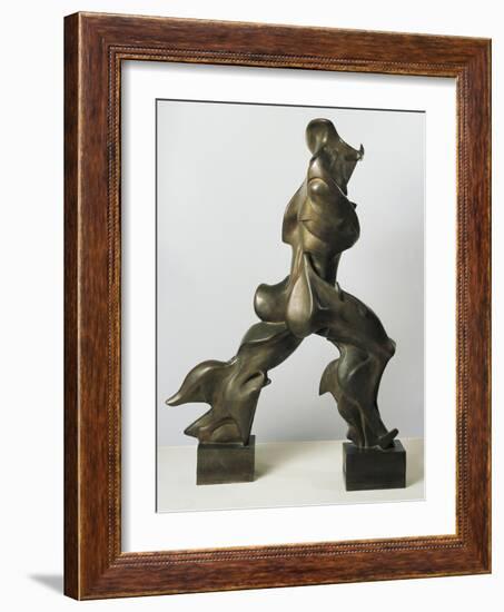 Unique Forms of Continuity in Space-Umberto Boccioni-Framed Giclee Print