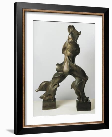 Unique Forms of Continuity in Space-Umberto Boccioni-Framed Giclee Print