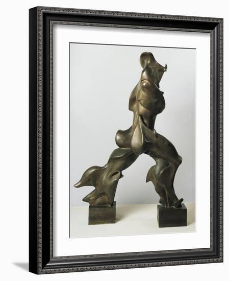 Unique Forms of Continuity in Space-Umberto Boccioni-Framed Giclee Print