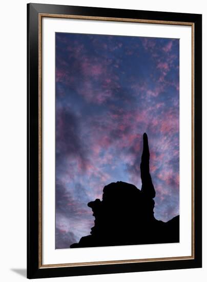 Unique hoodoo formations of Blue Canyon near Tuba City, Arizona, part of the Moenkopi Wash.-Adam Jones-Framed Photographic Print