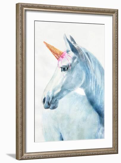 Unique Horn-Alex Cherry-Framed Art Print