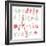 Unique Vector Flower Font. Amazing Hand Drawn Alphabet.-Alisa Foytik-Framed Art Print