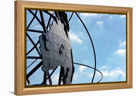 Unisphere at World's Fair Grounds NYC-null-Framed Stretched Canvas