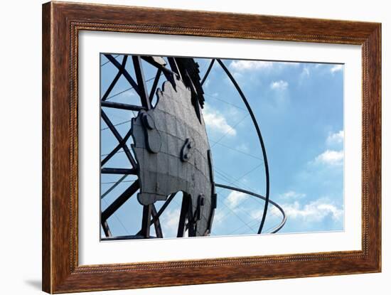 Unisphere at World's Fair Grounds NYC-null-Framed Photo