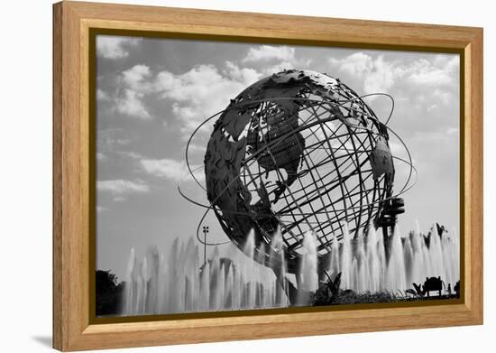 Unisphere at World's Fair Site Queens NY-null-Framed Stretched Canvas