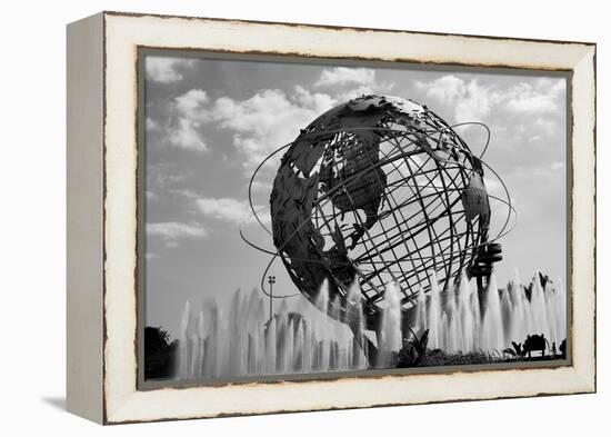 Unisphere at World's Fair Site Queens NY-null-Framed Stretched Canvas