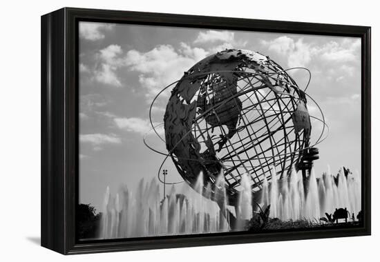 Unisphere at World's Fair Site Queens NY-null-Framed Stretched Canvas