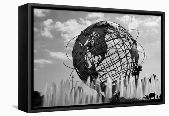 Unisphere at World's Fair Site Queens NY-null-Framed Stretched Canvas