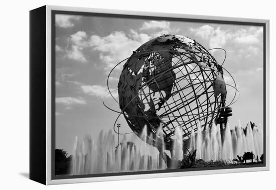 Unisphere at World's Fair Site Queens NY-null-Framed Stretched Canvas