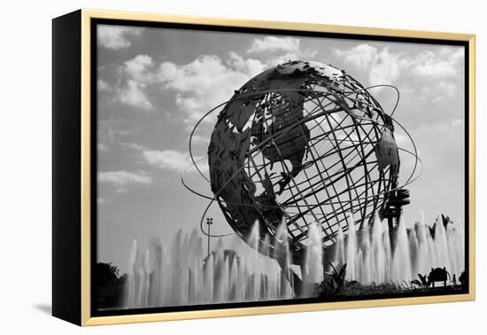 Unisphere at World's Fair Site Queens NY-null-Framed Stretched Canvas