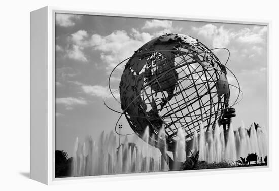 Unisphere at World's Fair Site Queens NY-null-Framed Stretched Canvas