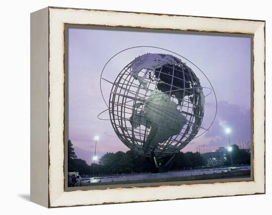 Unisphere, Flushing Meadow Park, NY-Barry Winiker-Framed Premier Image Canvas