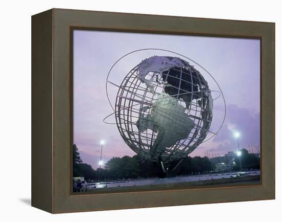 Unisphere, Flushing Meadow Park, NY-Barry Winiker-Framed Premier Image Canvas