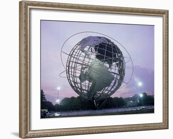 Unisphere, Flushing Meadow Park, NY-Barry Winiker-Framed Photographic Print