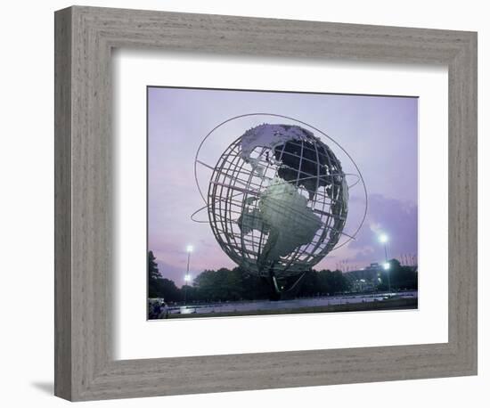 Unisphere, Flushing Meadow Park, NY-Barry Winiker-Framed Photographic Print