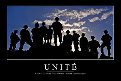 Unite Citation Et Affiche D Inspiration Et Motivation Photographic Print Art Com
