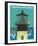 United Air Lines: Lighthouse, c.1960s-Stan Galli-Framed Giclee Print