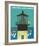 United Air Lines: Lighthouse, c.1960s-Stan Galli-Framed Giclee Print