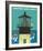 United Air Lines: Lighthouse, c.1960s-Stan Galli-Framed Giclee Print