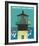 United Air Lines: Lighthouse, c.1960s-Stan Galli-Framed Giclee Print