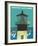 United Air Lines: Lighthouse, c.1960s-Stan Galli-Framed Giclee Print