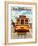 United Air Lines San Francisco, Cable Car c.1957-Stan Galli-Framed Giclee Print