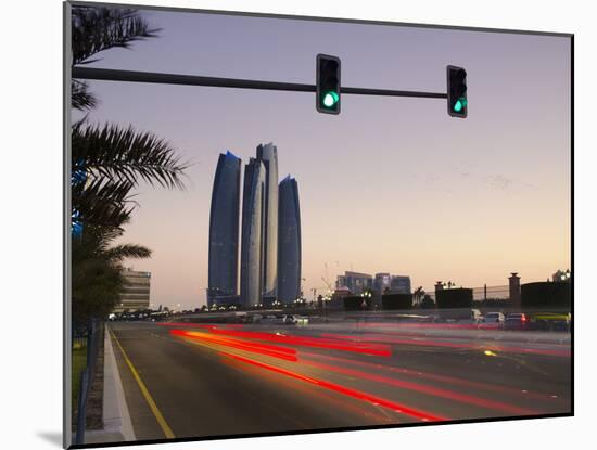 United Arab Emirates, Abu Dhabi, Etihad Towers-Alan Copson-Mounted Photographic Print