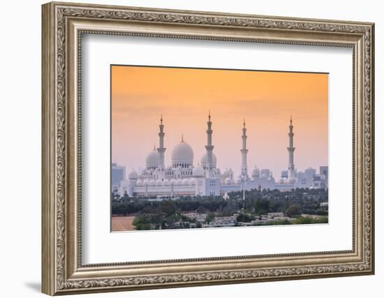 United Arab Emirates, Abu Dhabi, Sheikh Zayed Grand Mosque-Jane Sweeney-Framed Photographic Print