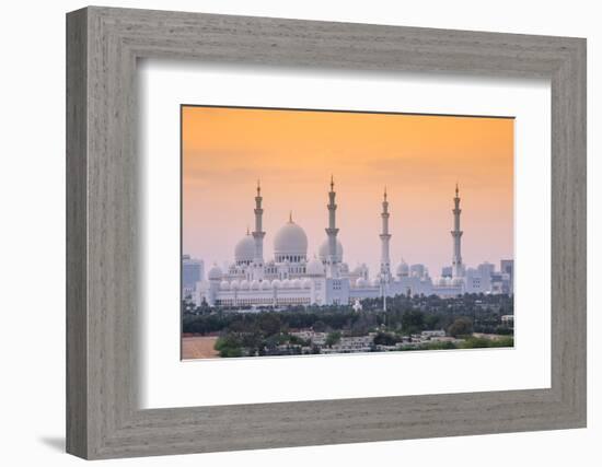 United Arab Emirates, Abu Dhabi, Sheikh Zayed Grand Mosque-Jane Sweeney-Framed Photographic Print