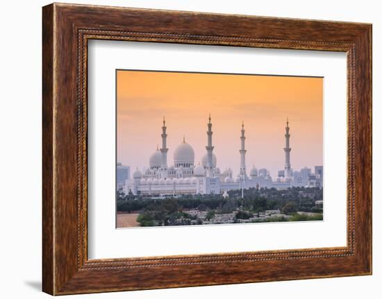 United Arab Emirates, Abu Dhabi, Sheikh Zayed Grand Mosque-Jane Sweeney-Framed Photographic Print