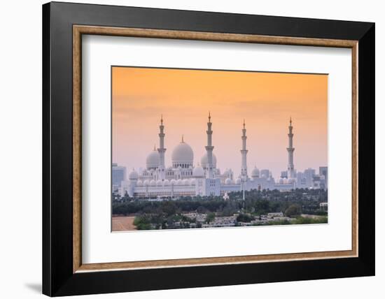 United Arab Emirates, Abu Dhabi, Sheikh Zayed Grand Mosque-Jane Sweeney-Framed Photographic Print