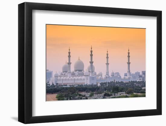 United Arab Emirates, Abu Dhabi, Sheikh Zayed Grand Mosque-Jane Sweeney-Framed Photographic Print