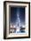 United Arab Emirates, Dubai. Burj Khalifa at Dusk, with Light Show-Matteo Colombo-Framed Photographic Print