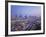 United Arab Emirates, Dubai, Skyline of Modern Skyscrapers Including the Burj Khalifa on Sheikh Zay-Gavin Hellier-Framed Photographic Print