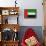 United Arab Emirates Flag Design with Wood Patterning - Flags of the World Series-Philippe Hugonnard-Framed Stretched Canvas displayed on a wall