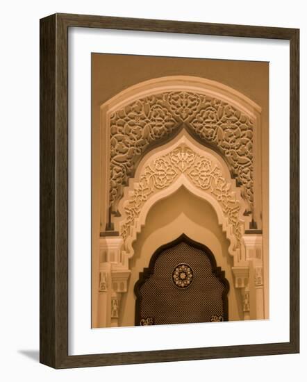 United Arab Emirates, Sharjah, Sharjah Mosque by the Corniche, Dusk-Michele Falzone-Framed Photographic Print