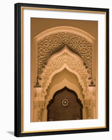 United Arab Emirates, Sharjah, Sharjah Mosque by the Corniche, Dusk-Michele Falzone-Framed Photographic Print