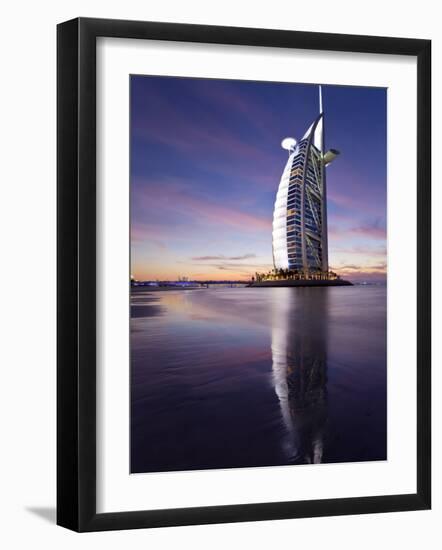 United Arab Emirates (UAE), Dubai, the Burj Dubai Hotel at Night-Gavin Hellier-Framed Photographic Print