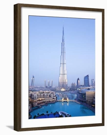 United Arab Emirates (UAE), Dubai, the Burj Khalifa-Gavin Hellier-Framed Photographic Print