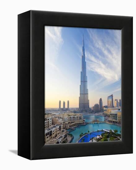 United Arab Emirates (UAE), Dubai, the Burj Khalifa-Gavin Hellier-Framed Premier Image Canvas