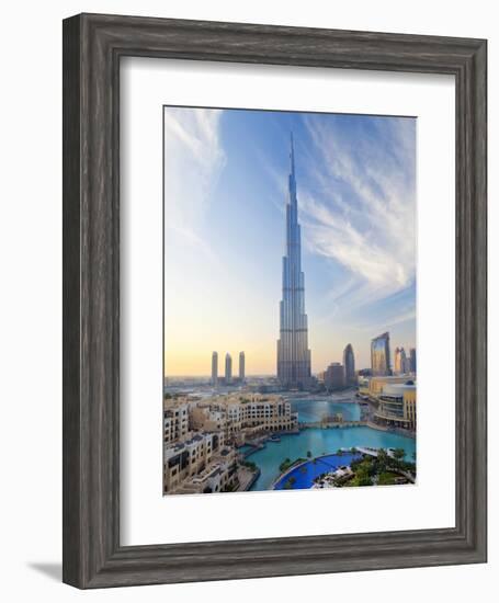 United Arab Emirates (UAE), Dubai, the Burj Khalifa-Gavin Hellier-Framed Photographic Print