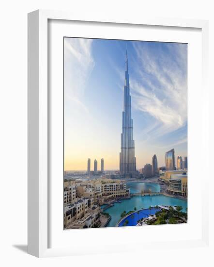 United Arab Emirates (UAE), Dubai, the Burj Khalifa-Gavin Hellier-Framed Photographic Print