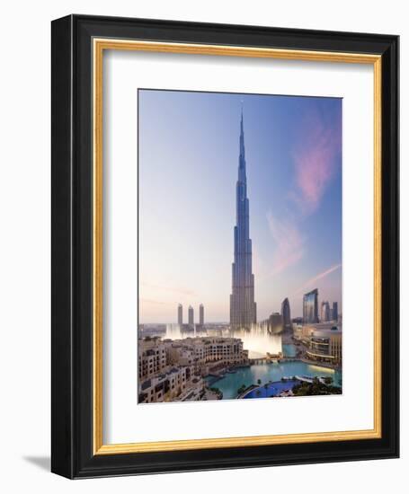 United Arab Emirates (UAE), Dubai, the Burj Khalifa-Gavin Hellier-Framed Photographic Print