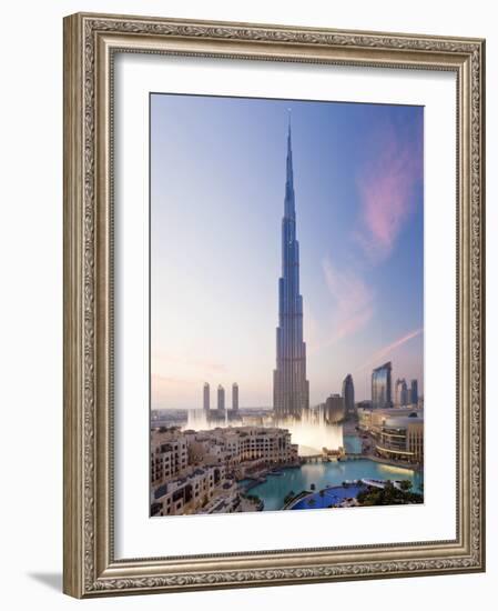 United Arab Emirates (UAE), Dubai, the Burj Khalifa-Gavin Hellier-Framed Photographic Print