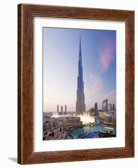 United Arab Emirates (UAE), Dubai, the Burj Khalifa-Gavin Hellier-Framed Photographic Print