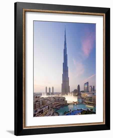 United Arab Emirates (UAE), Dubai, the Burj Khalifa-Gavin Hellier-Framed Photographic Print