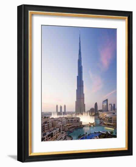 United Arab Emirates (UAE), Dubai, the Burj Khalifa-Gavin Hellier-Framed Photographic Print